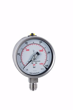 Picture for category Ø100mm Pressure Gauges, +/-1,0%