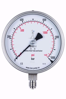 Picture of 0-1000 Bar Pressure Gauge, Ø150mm, 1%