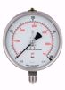 Afbeelding van 0-400 Bar Manometer, Ø150mm, 1%