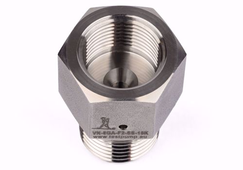 Picture of Adapter 1/2" BSP acc. EN 837 Male x Resato M20 Female