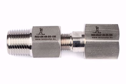 Picture of Adapter 1/2" BSP acc. EN 837 female swivel x 1/2"NPT male - Assembly