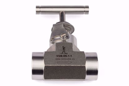Afbeelding van 1/2" NPT Rechte Naald-afsluiter - female x female